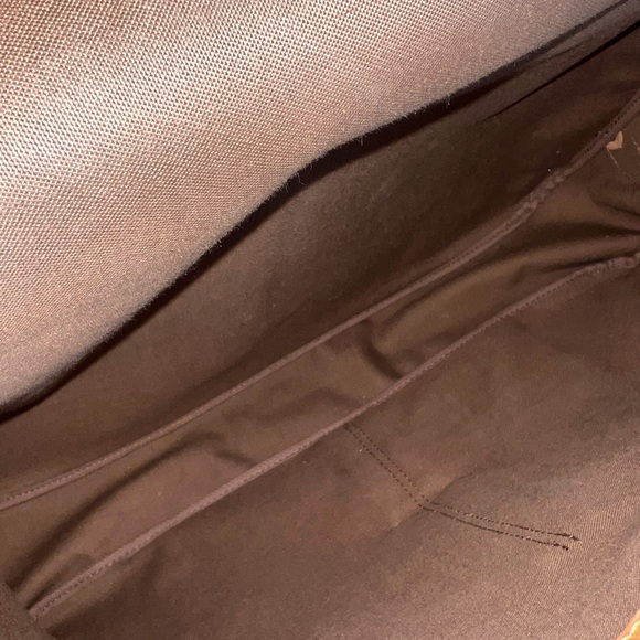 LOUIS VUITTON Sac Chasse Hunting Brown Canvas Monogram Travel Bag M41140 - Picture 15 of 17